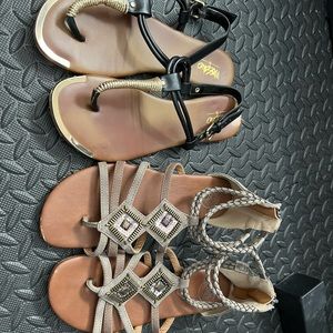 Woman’s size 8 sandals - 2 pairs